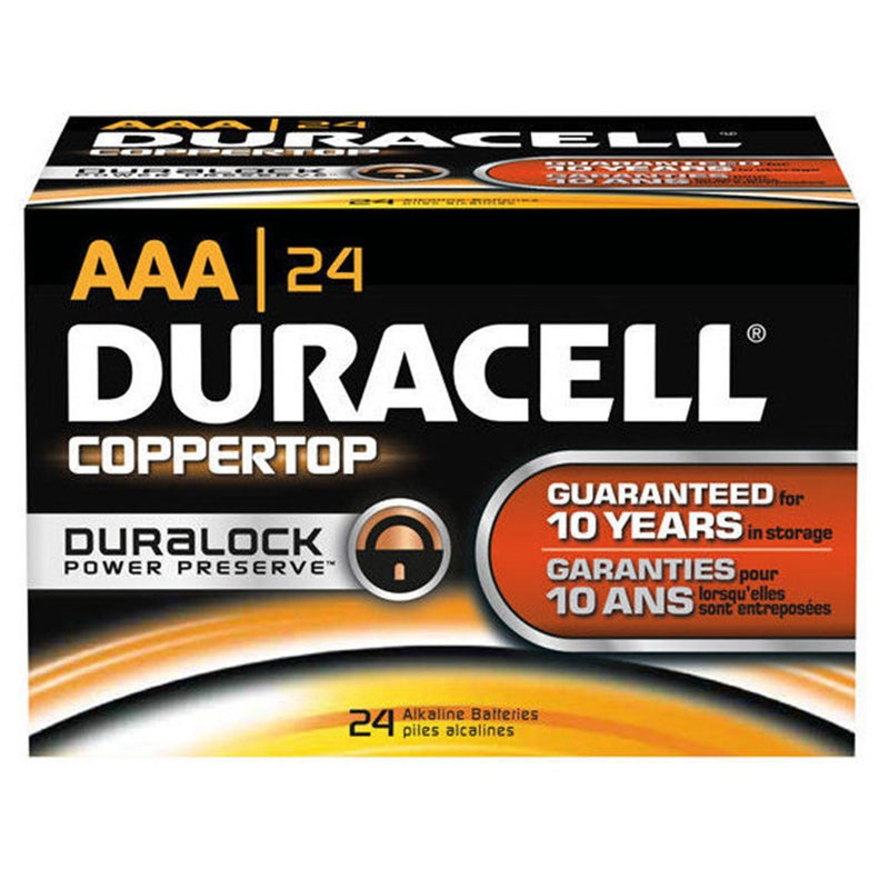 Duracell Coppertop Alkaline AAA Battery With Duralock Power Preserve Technology-Duracell-HeartWell Medical