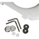 Big John Toilet Seat Open Front Less Cover White-Big John-HeartWell Medical
