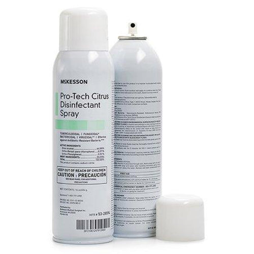 Mckesson Pro-Tech Surface Disinfectant Cleaner Alcohol Based Liquid 16 oz. Can Citrus Scent NonSterile-Mckesson-HeartWell Medical
