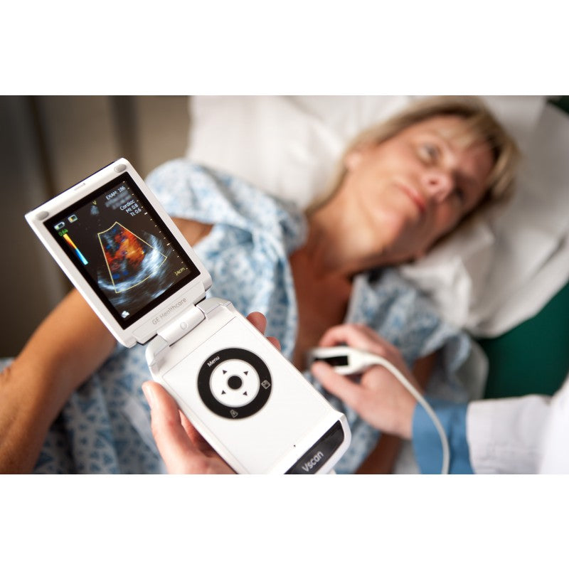GE Healthcare V-Scan Pocket Hand Held Ultrasound Dual Probe Refurbished-GE Healthcare-HeartWell Medical