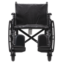 Dynarex DynaRide Heavy Duty Wheelchair 22x18inch With Detach Desk Arm-Dynarex-HeartWell Medical