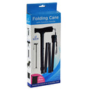 Blue Jay Folding Cane Black Pistol Grip 33" - 37"-Blue Jay-HeartWell Medical