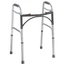 Drive Medical Deluxe Folding Walker Two Button-Drive Medical-HeartWell Medical