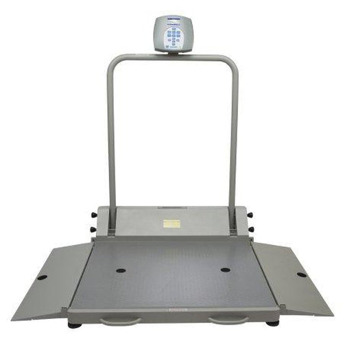 Health o Meter Digital Wheelchair Dual Ramp Scale with Folding Ramps-Health o Meter-HeartWell Medical