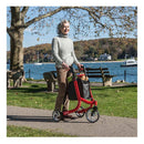 Drive Medical Nitro Euro Style 3 Wheel Rollator Rolling Walker-Drive Medical-HeartWell Medical