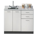 Clinton Industries Base Cabinet with 3 Doors and 2 Drawers-Clinton Industries-HeartWell Medical
