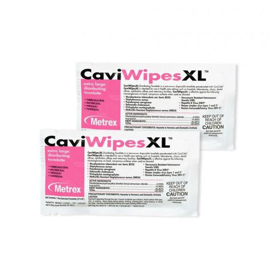 Metrex CaviWipes XL Singles (9" x 12")-Metrex-HeartWell Medical