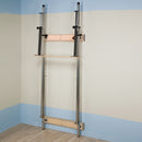 Clinton Industries Wall Mounted Folding Parallel Bars-Clinton Industries-HeartWell Medical