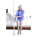 Stander Security Pole & Curve Grab Bar White-Stander-HeartWell Medical