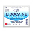 Dynarex Lidocaine Pain Relief Gel-Patch 10cmx14cm - 4%, 10cm x 14cm-Dynarex-HeartWell Medical