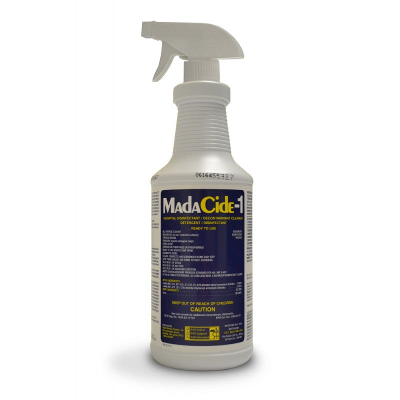 MADA Medical MadaCide-1 32 oz. Quart Spray Bottle-MADA Medical-HeartWell Medical