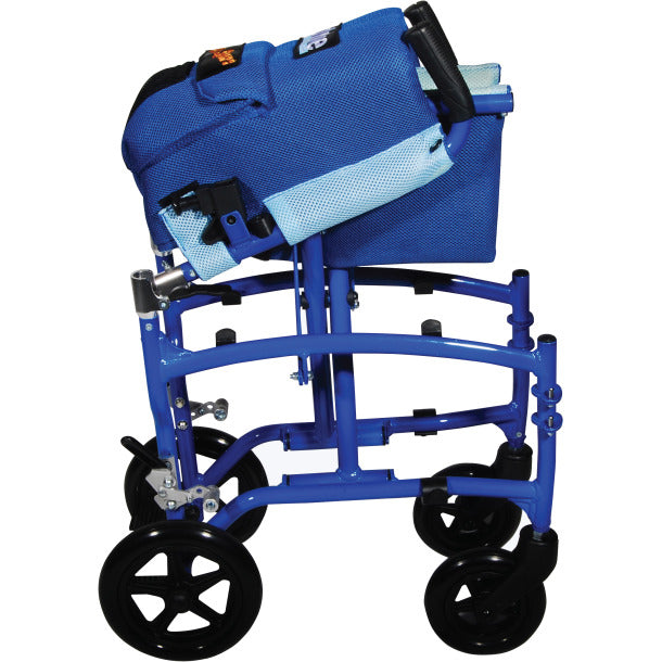 Drive Medical TranSport Aluminum Transport Wheelchair-Drive Medical-HeartWell Medical