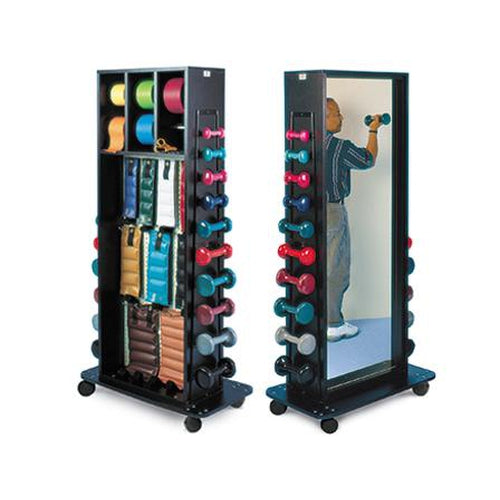 Hausmann Accessorized Multi-Purpose Combination Rack With Weights-Hausmann-HeartWell Medical