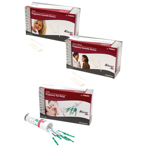 Pro Advantage Urine hCG Pregnancy Cassette Devices & Droppers-Pro Advantage-HeartWell Medical