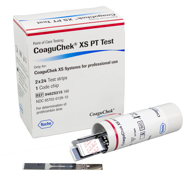 Roche Diagnostics Coagulation CoaguChek XS PT INR Test Strip-Roche Diagnostics-HeartWell Medical