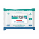 ESC Brands Pharmacare 70% Alcohol Wipes 5.5 in x 7 in-ESC Brands-HeartWell Medical