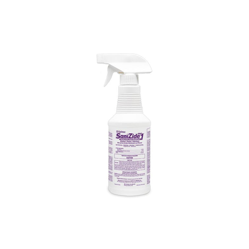 Safetec SaniZide Pro 1 Surface Disinfectant Spray 32 Oz-Safetec-HeartWell Medical