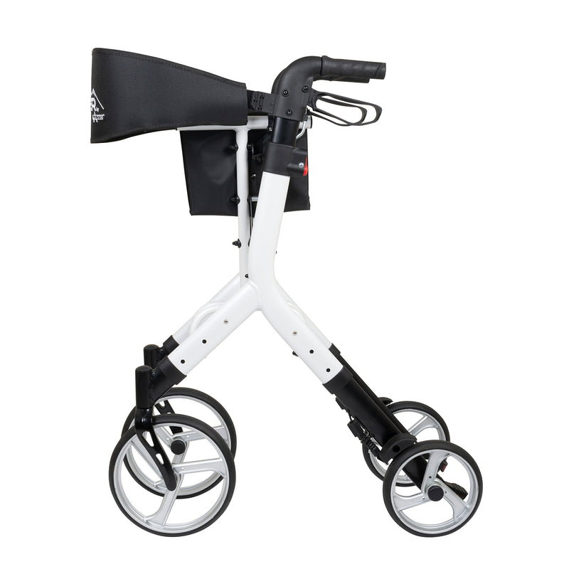 Voyager Adjustable Height Euro-Style Rollator, Ice Palace-Voyager-HeartWell Medical