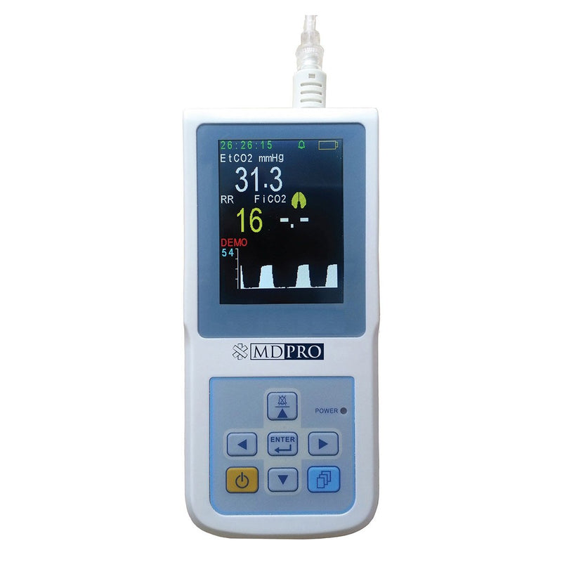 MDPro MicroCap9 Handheld Capnograph (CO2) & Oximeter (SP02)-MDPro-HeartWell Medical