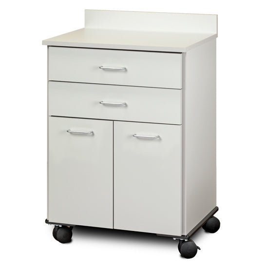Clinton Industries Mobile Treatment Cabinet with 2 Doors and 2 Drawers-Clinton Industries-HeartWell Medical