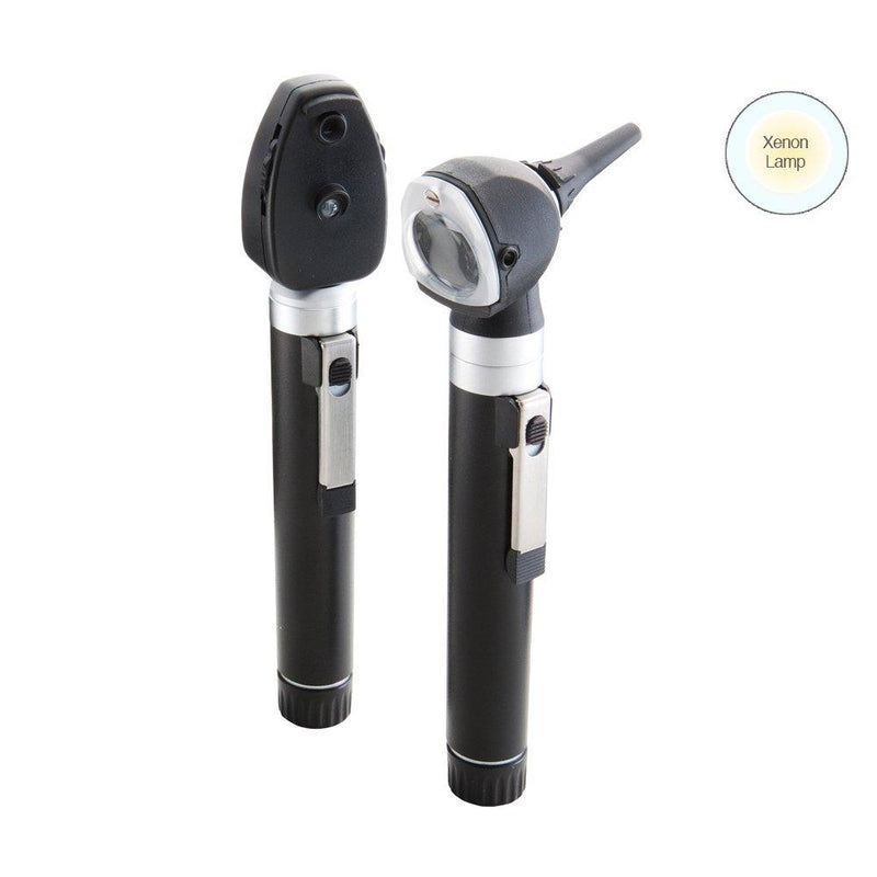 ADC Pocket Otoscope/Ophthalmoscope Set, 2.5V, Halogen/ Xenon With Fitted Case-ADC-HeartWell Medical