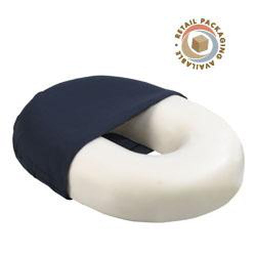 Roscoe Medical Invalid Ring with Navy Cloth Cover (16")-Roscoe Medical-HeartWell Medical
