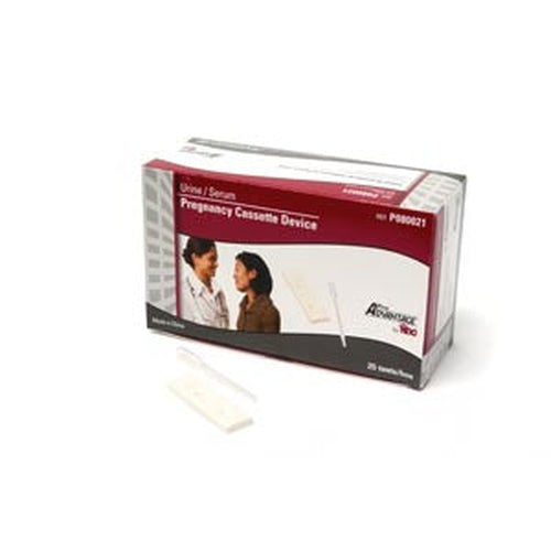 Pro Advantage HCG Urine/Serum Hcg Pregnancy Cassette Device and Dropper-Pro Advantage-HeartWell Medical