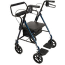 ProBasics Aluminum Transport Rollator with 8-inch Wheels-ProBasics-HeartWell Medical