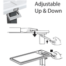 Carex Overbed Table With Wheels-Carex-HeartWell Medical