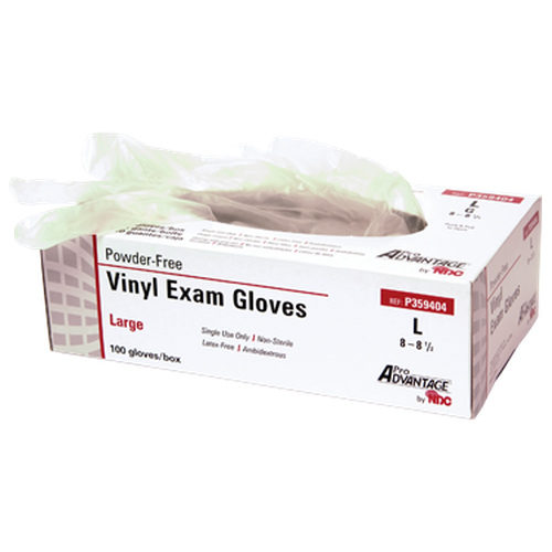 Pro Advantage Vinyl Exam Gloves, X-Small, 100/bx-Pro Advantage-HeartWell Medical