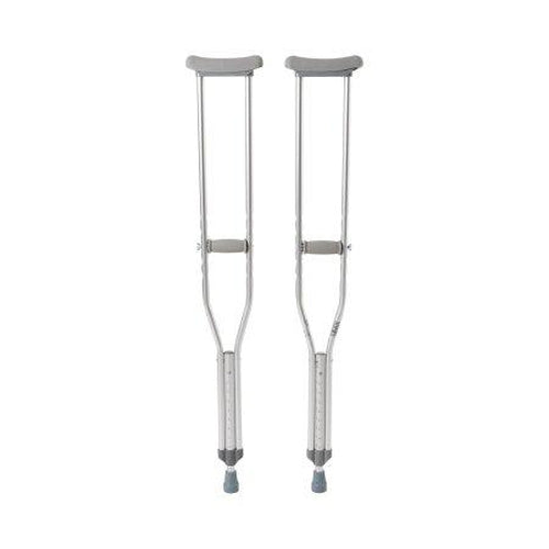Mckesson Underarm Crutches Aluminum Frame Adult 350 lbs.-Mckesson-HeartWell Medical
