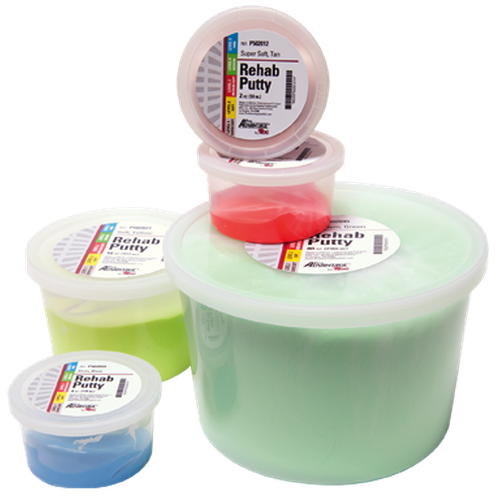 Pro Advantage Rehab Putty, 4 oz, Red, Medium Soft-Pro Advantage-HeartWell Medical