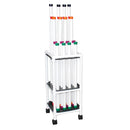 MJM International Therapy Rehab Weight Bars Mobile Storage Cart-MJM International-HeartWell Medical
