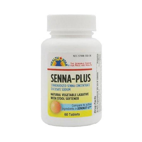 Gericare Stool Softener Senna Plus Tablet 1,000 Bottle 50 mg 8.6 mg Strength Docusate Sodium / Sennosides-Gericare-HeartWell Medical