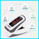 Jumper Fingertip Pulse Oximeter With Portable Display, Carrying Case Included-Jumper-HeartWell Medical
