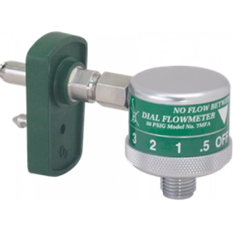 Precision Medical 7MFA1106 Oxygen Flowmeter Dial 0 - 25 LPM Chemetron