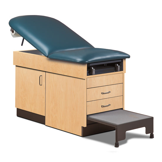 Clinton Industries Family Practice Table with Step Stool-Clinton Industries-HeartWell Medical