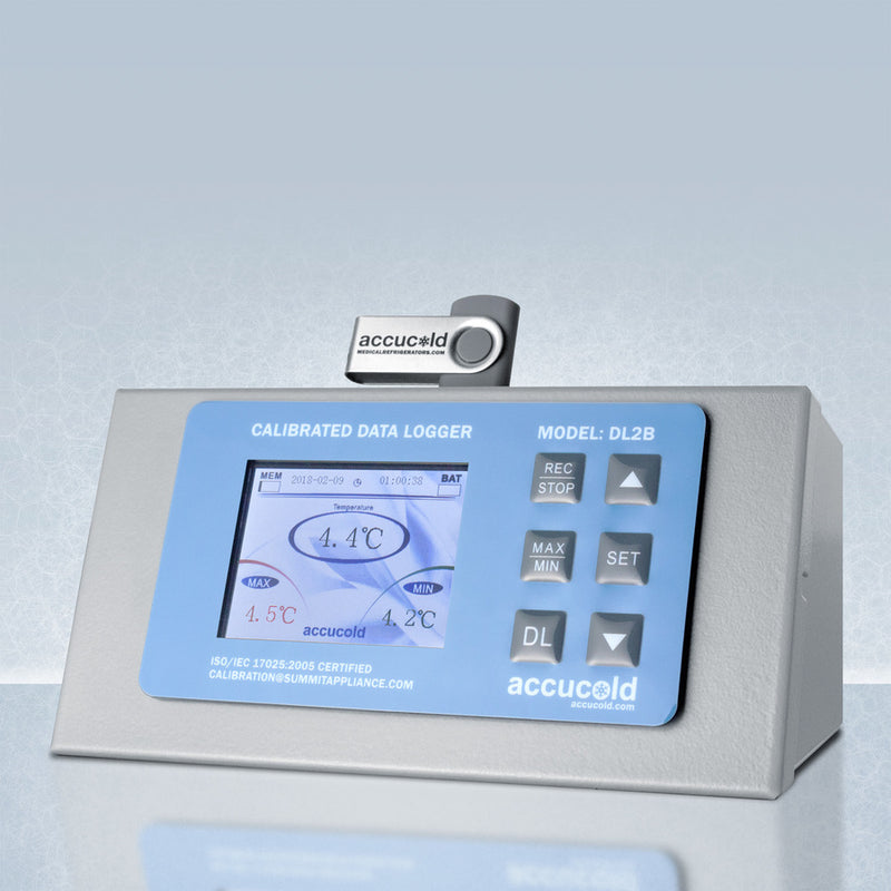 AccuCold Factory Installed USB Digital Data Logger (DDL)-AccuCold-HeartWell Medical