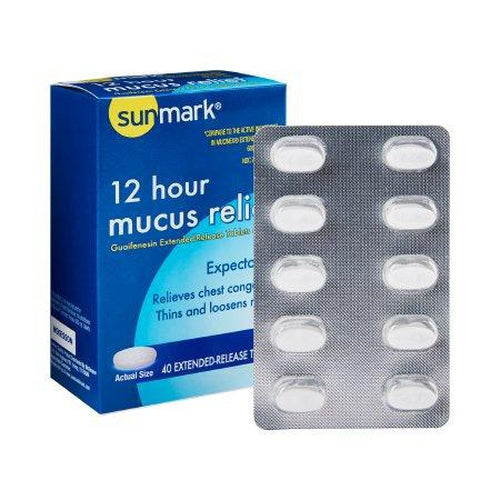 Mckesson Cold and Cough Relief mucus E.R. 600 mg Strength Extended Release Tablet-Mckesson-HeartWell Medical