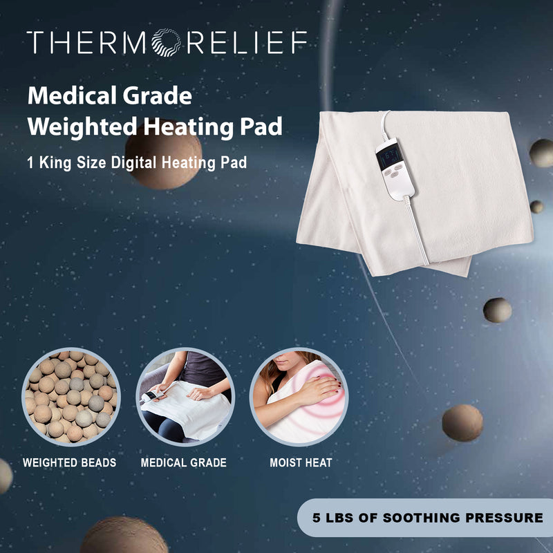 ThermoRelief Weighted Medical Grade Heating Pad-ThermoRelief-HeartWell Medical