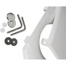 Big John Toilet Seat Open Front With Cover White-Big John-HeartWell Medical