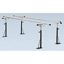 Bailey 10' Floor Mount Parallel Bars, with Black Powder Coated Posts-Bailey-HeartWell Medical