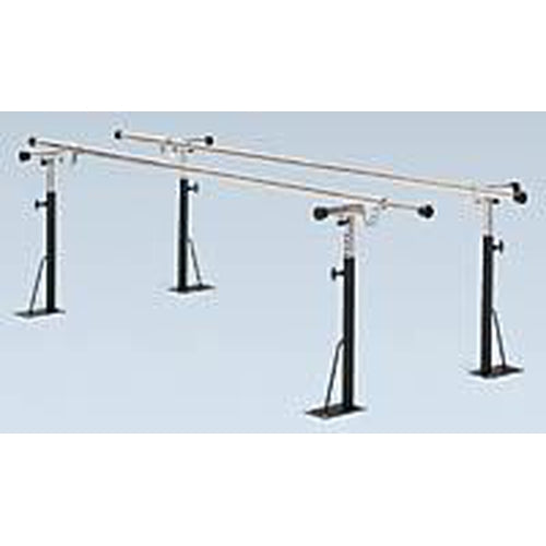 Bailey 10' Floor Mount Parallel Bars, with Black Powder Coated Posts-Bailey-HeartWell Medical
