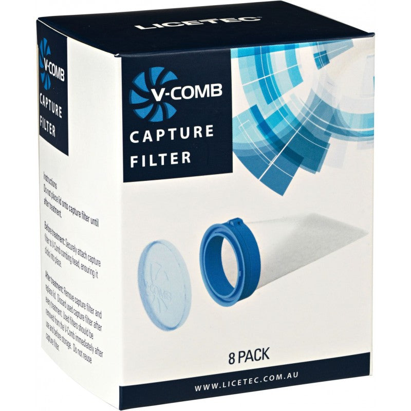 Licetec V-Comb Replacement Capture Filters Refill 8 Pack-Licetec-HeartWell Medical