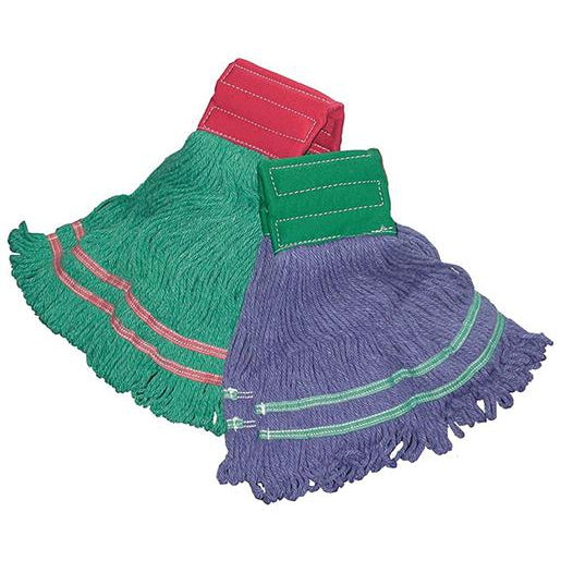 Pro Advantage Synthetic Looped End Wet Mop, Medium, Blue-Pro Advantage-HeartWell Medical