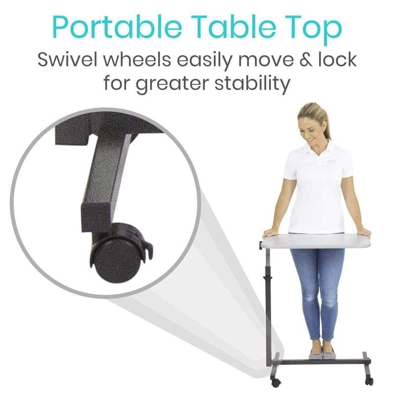 Vive Health Compact Overbed Table-Vive Health-HeartWell Medical