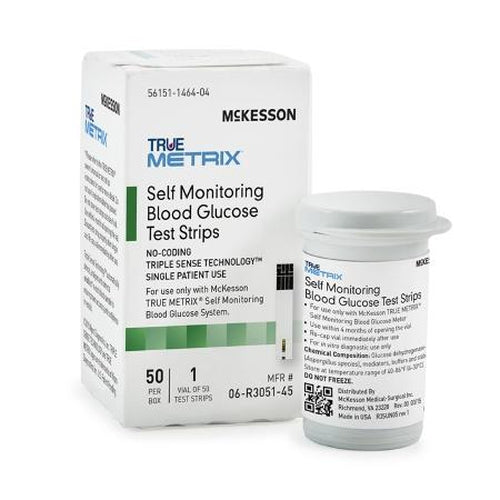 Mckesson TRUE METRIX Blood Glucose Test Strips-Mckesson-HeartWell Medical