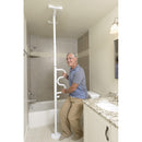 Stander Security Pole & Curve Grab Bar White-Stander-HeartWell Medical