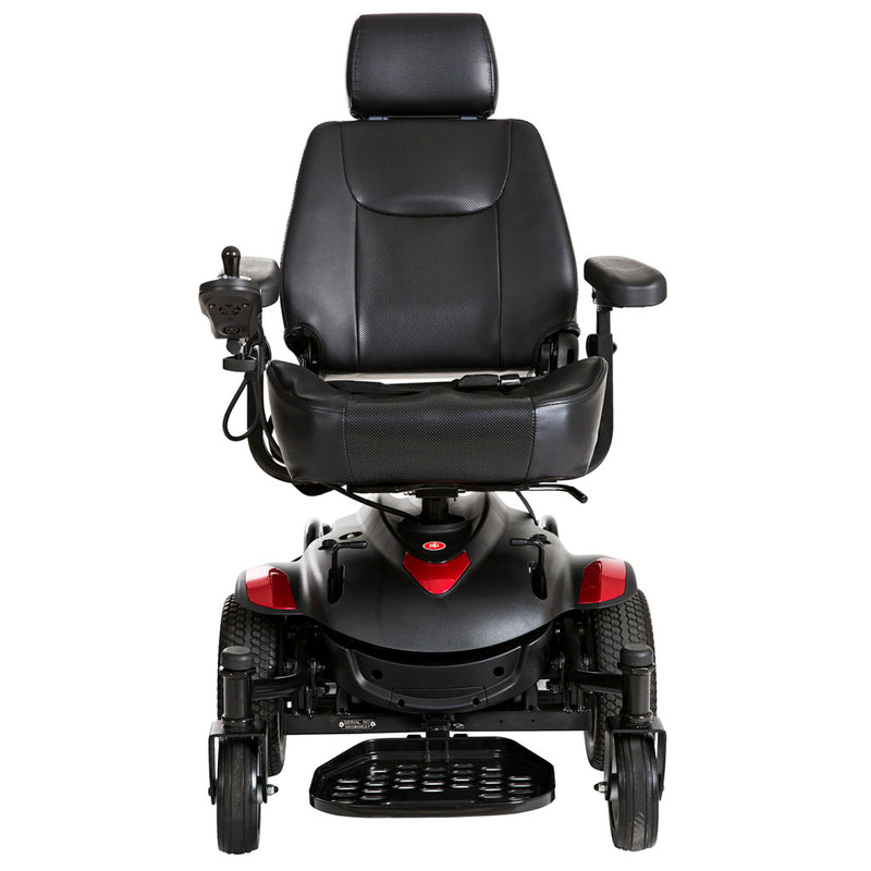 Drive Medical Titan AXS Mid-Wheel Power Wheelchair, 22"x20" Captain Seat-Drive Medical-HeartWell Medical
