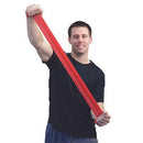 Fabrication Enterprises Sup-R Band Latex Free Exercise Band - 5 foot Singles, 5-piece set (1 each: Yellow, Red, Green, Blue, Black)-Fabrication Enterprises-HeartWell Medical